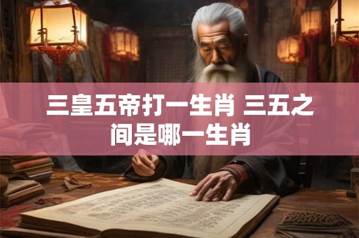 三皇五帝打一生肖 三五之间是哪一生肖