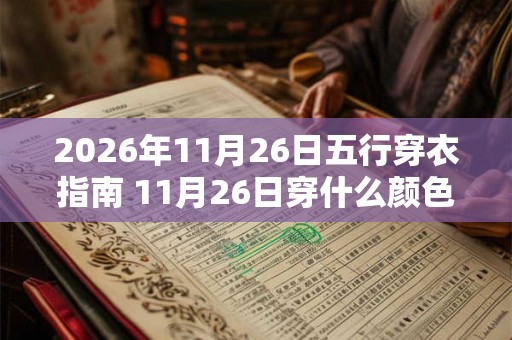 2026年11月26日五行穿衣指南 11月26日穿什么颜色的衣服