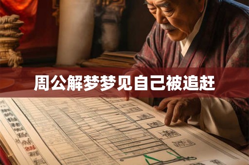周公解梦梦见自己被追赶