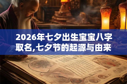 2026年七夕出生宝宝八字取名,七夕节的起源与由来