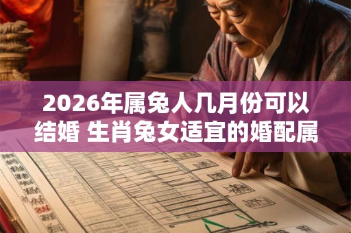 2026年属兔人几月份可以结婚 生肖兔女适宜的婚配属相