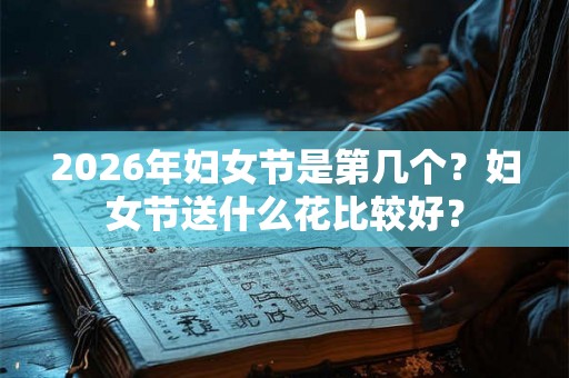 2026年妇女节是第几个？妇女节送什么花比较好？