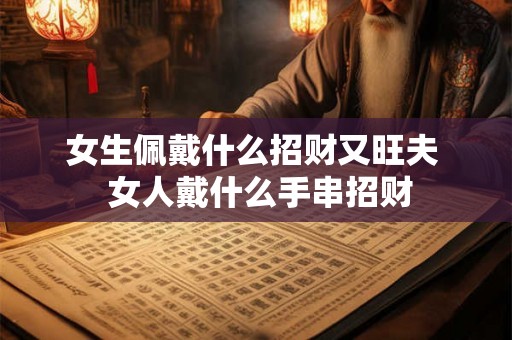 女生佩戴什么招财又旺夫  女人戴什么手串招财