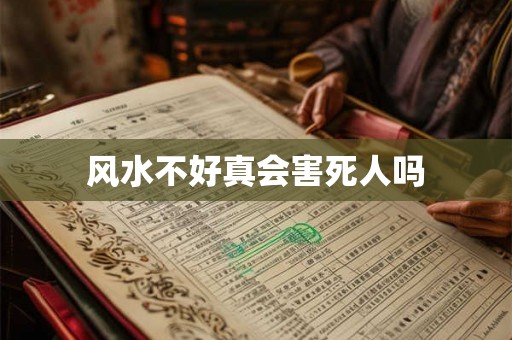 风水不好真会害死人吗