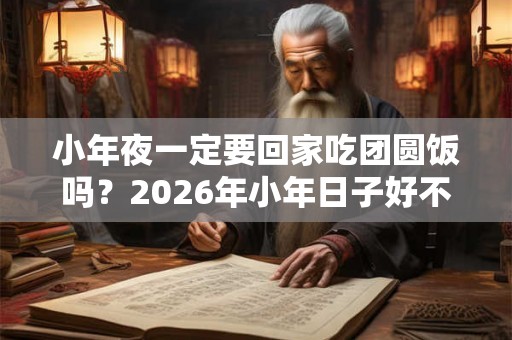 小年夜一定要回家吃团圆饭吗？2026年小年日子好不好？