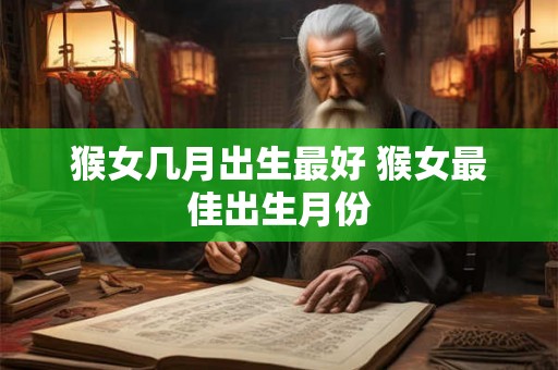 猴女几月出生最好 猴女最佳出生月份