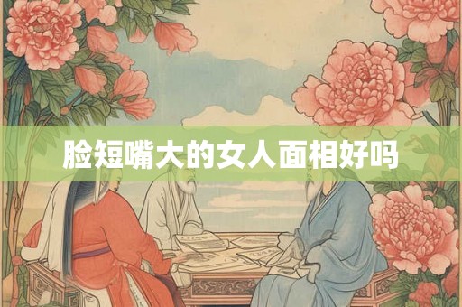 脸短嘴大的女人面相好吗