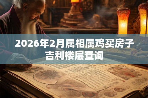 2026年2月属相属鸡买房子吉利楼层查询