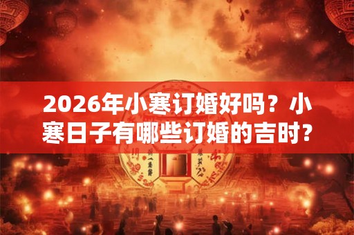 2026年小寒订婚好吗？小寒日子有哪些订婚的吉时？