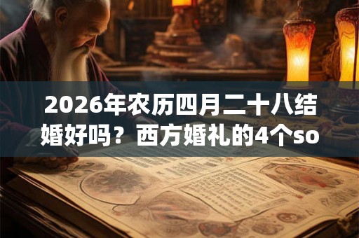 2026年农历四月二十八结婚好吗？西方婚礼的4个something