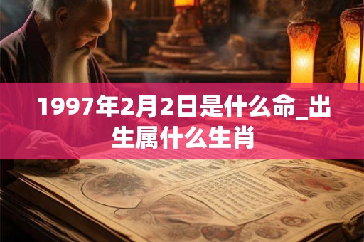 1997年2月2日是什么命_出生属什么生肖 1997年2月2日是什么命_出生属什么生肖