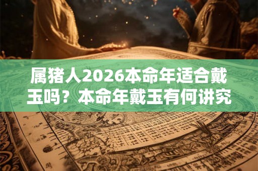 属猪人2026本命年适合戴玉吗？本命年戴玉有何讲究？