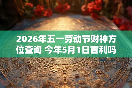 2026年五一劳动节财神方位查询 今年5月1日吉利吗