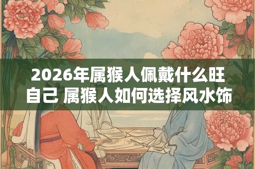 2026年属猴人佩戴什么旺自己 属猴人如何选择风水饰品
