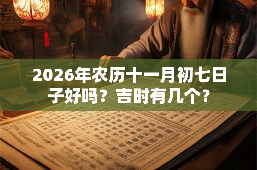 2026年农历十一月初七日子好吗？吉时有几个？