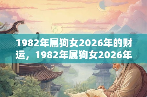 1982年属狗女2026年的财运，1982年属狗女2026年的财运