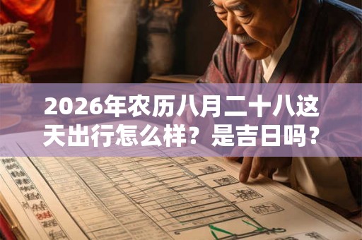2026年农历八月二十八这天出行怎么样？是吉日吗？