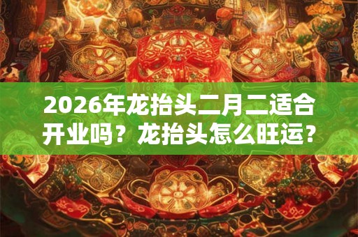 2026年龙抬头二月二适合开业吗？龙抬头怎么旺运？