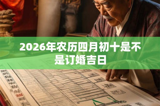 2026年农历四月初十是不是订婚吉日 2026年农历四月初十是不是订婚吉日