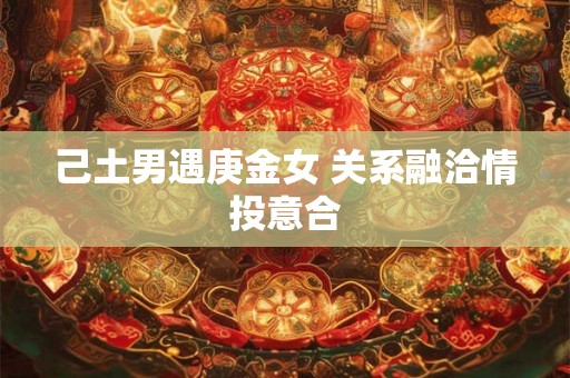 己土男遇庚金女 关系融洽情投意合 己土男遇庚金女 关系融洽情投意合