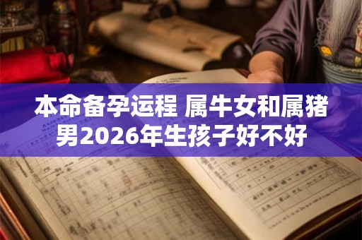 本命备孕运程 属牛女和属猪男2026年生孩子好不好