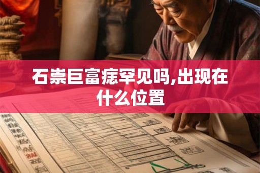 石崇巨富痣罕见吗,出现在什么位置 石崇巨富痣罕见吗,出现在什么位置