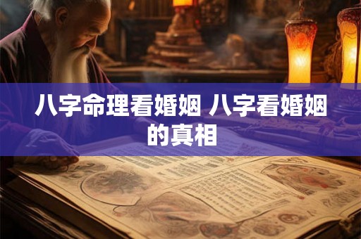 八字命理看婚姻 八字看婚姻的真相