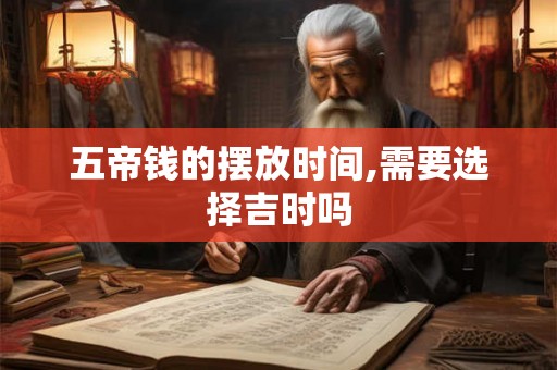 五帝钱的摆放时间,需要选择吉时吗