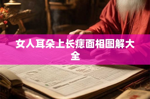 女人耳朵上长痣面相图解大全