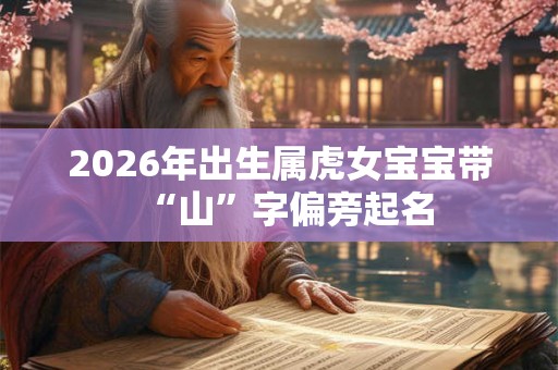 2026年出生属虎女宝宝带“山”字偏旁起名 2026年出生属虎女宝宝带“山”字偏旁起名