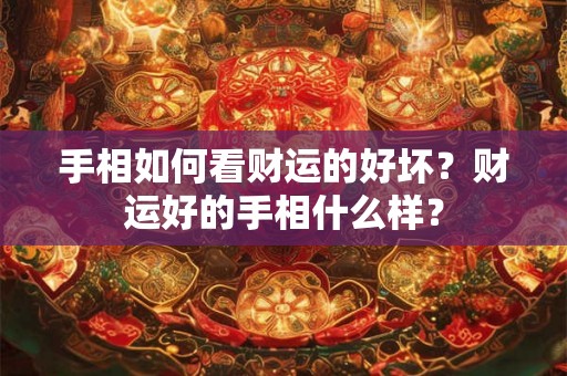 手相如何看财运的好坏？财运好的手相什么样？