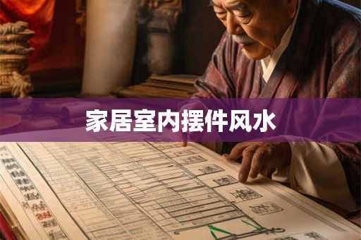 家居室内摆件风水