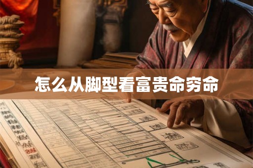 怎么从脚型看富贵命穷命 怎么从脚型看富贵命穷命