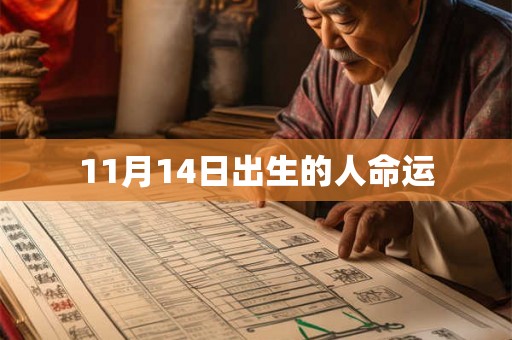 11月14日出生的人命运