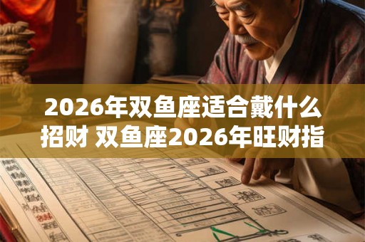 2026年双鱼座适合戴什么招财 双鱼座2026年旺财指南 2026年双鱼座适合戴什么招财 双鱼座2026年旺财指南