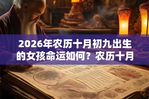 2026年农历十月初九出生的女孩命运如何？农历十月出生的人好吗？