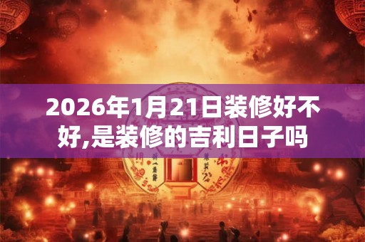 2026年1月21日装修好不好,是装修的吉利日子吗