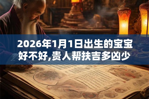 2026年1月1日出生的宝宝好不好,贵人帮扶吉多凶少