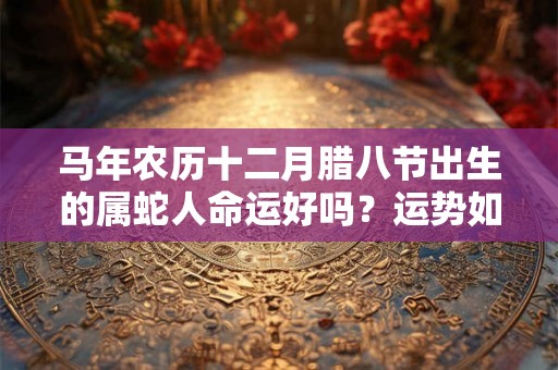 马年农历十二月腊八节出生的属蛇人命运好吗？运势如何？