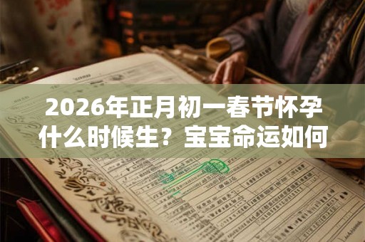 2026年正月初一春节怀孕什么时候生?宝宝命运如何? 2026年正月初一春节怀孕什么时候生?宝宝命运如何?