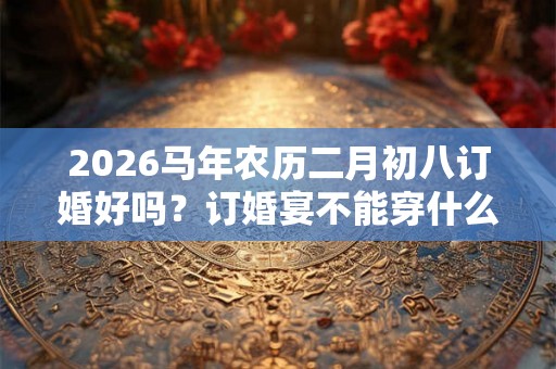 2026马年农历二月初八订婚好吗？订婚宴不能穿什么颜色？