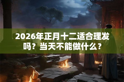 2026年正月十二适合理发吗？当天不能做什么？