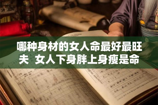 哪种身材的女人命最好最旺夫  女人下身胖上身瘦是命