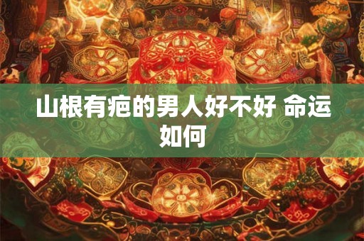 山根有疤的男人好不好 命运如何