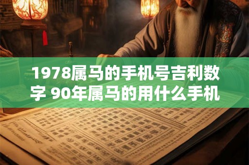 1978属马的手机号吉利数字 90年属马的用什么手机号码好