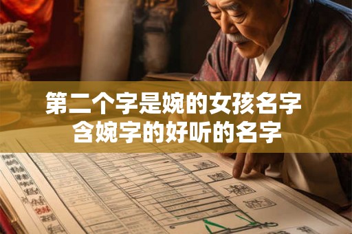 第二个字是婉的女孩名字 含婉字的好听的名字