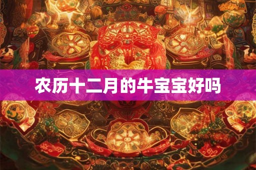 农历十二月的牛宝宝好吗
