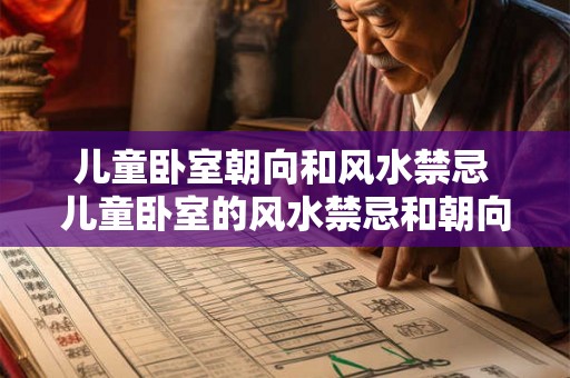 儿童卧室朝向和风水禁忌 儿童卧室的风水禁忌和朝向