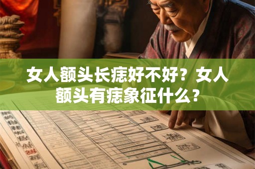 女人额头长痣好不好？女人额头有痣象征什么？