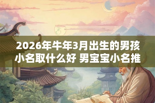 2026年牛年3月出生的男孩小名取什么好 男宝宝小名推荐 2026年牛年3月出生的男孩小名取什么好 男宝宝小名推荐